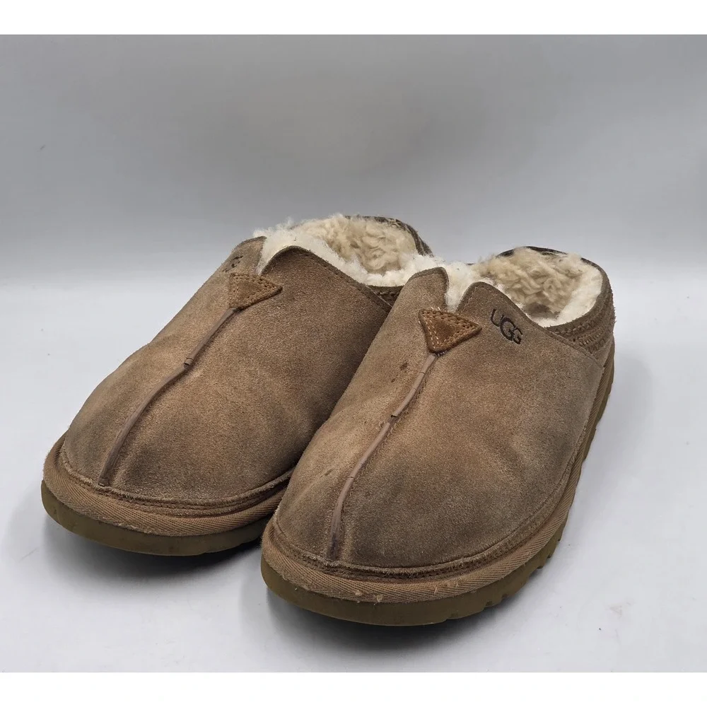 UGG Neuman Slipper Chestnut 1113631 Mens Slipper Slides Size 9 Slip-On